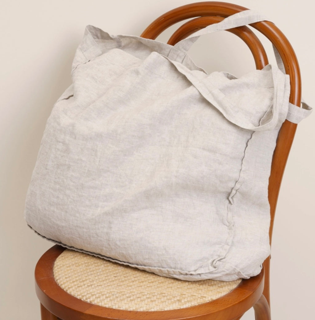 Harper 100% French Linen Tote