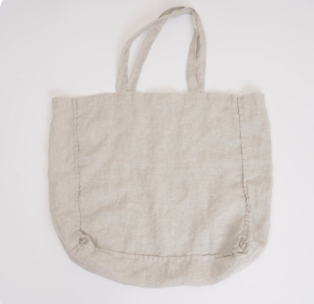 Harper 100% French Linen Tote