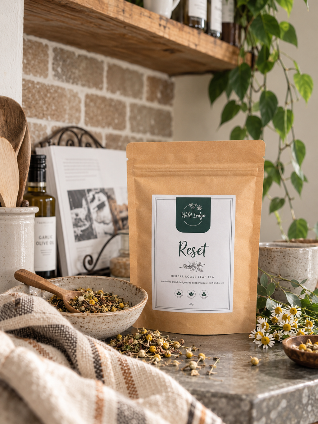 Reset Herbal Loose Leaf Tea 40g