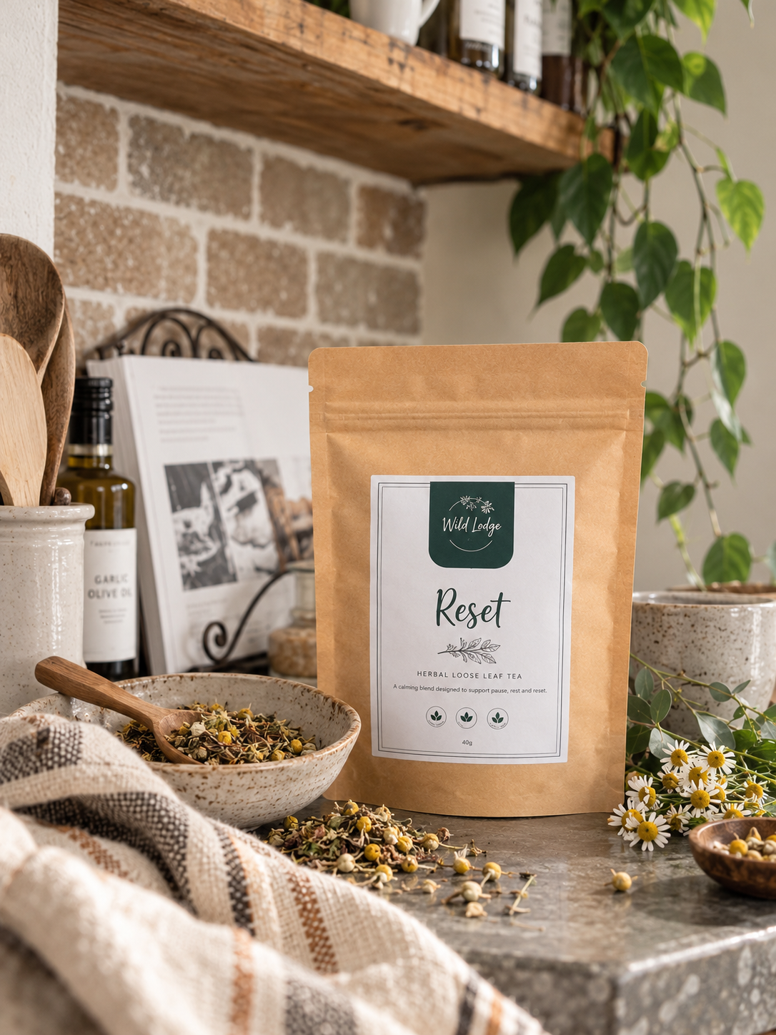 Reset Herbal Loose Leaf Tea 40g