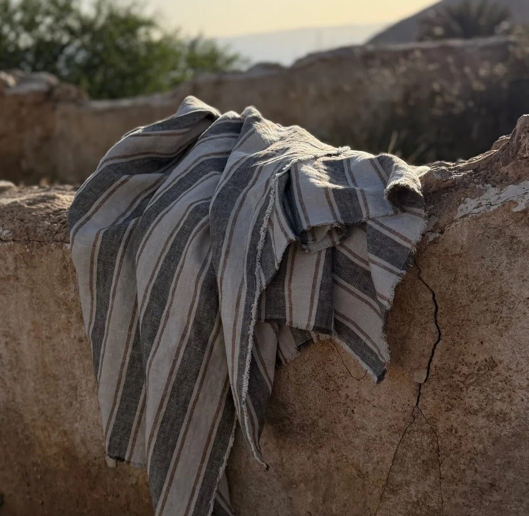 Marlow 100% French Linen Throw