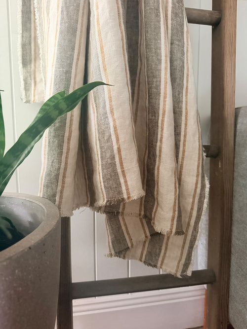 Marlow 100% French Linen Throw