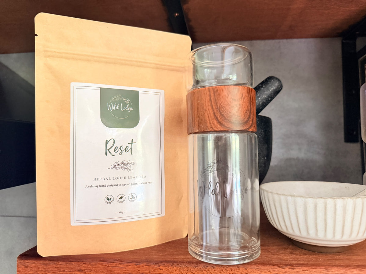 Reset Double Wall Glass Tea Infuser