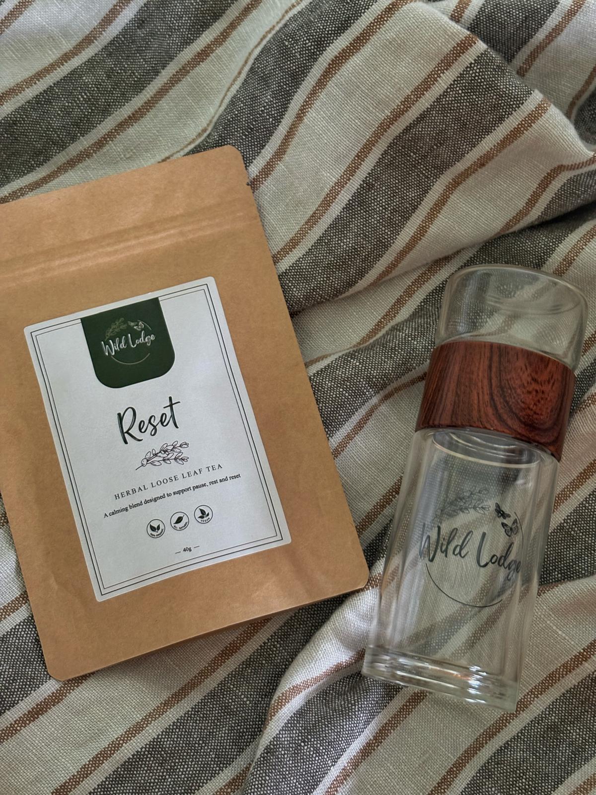Reset Double Wall Glass Tea Infuser