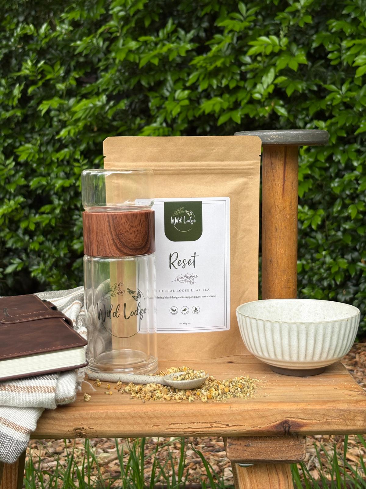 Reset Double Wall Glass Tea Infuser